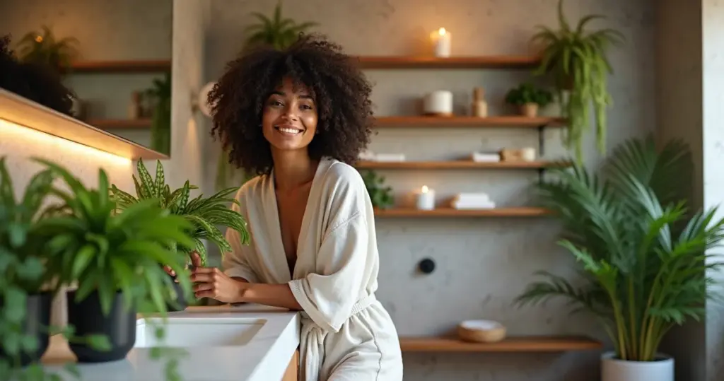 18 Ideias de Plantas Naturais ou Artificiais para Banheiro Sem Janela