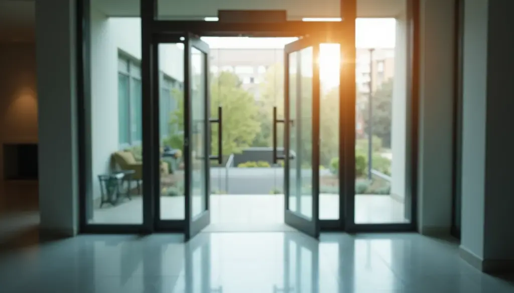 2026: A porta pivotante de vidro está mudando tudo!