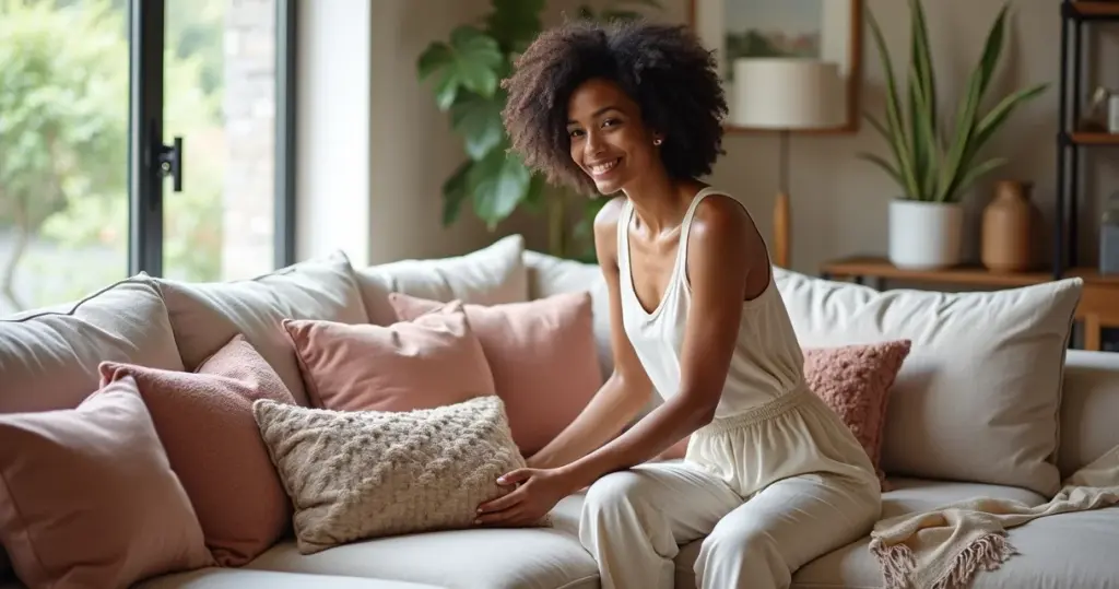 Quanto custa um kit de almofadas para sofá? Renove sua sala sem gastar muito