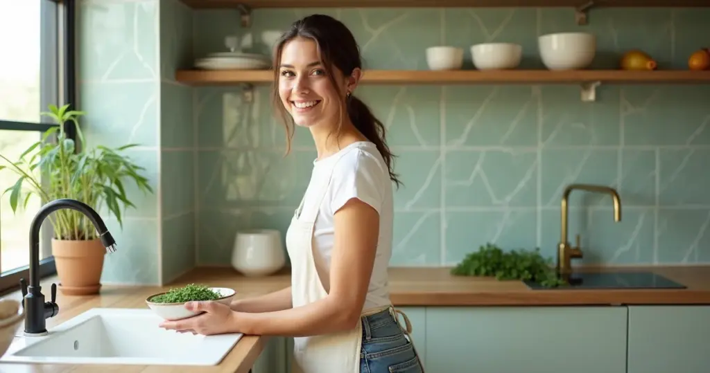 17 Ideias de Revestimentos Parede Cozinha Pequena Que Dobram o Espaço 17 Ideias de Revestimentos Parede Cozinha Pequena Que Dobram o Espaço