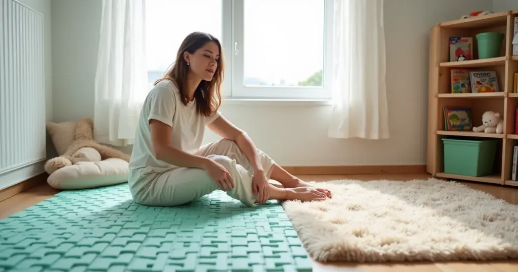 Tatame de EVA vs. Tapete: Qual a melhor opção para o conforto no cantinho da leitura infantil?