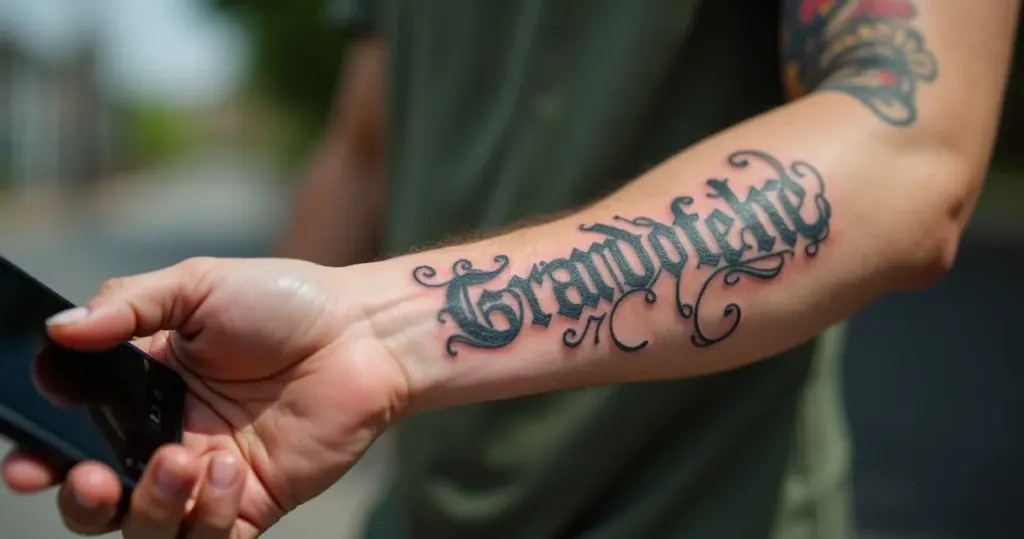 Tatuagem para Avô Falecido Masculino: Amor Eterno na Pele