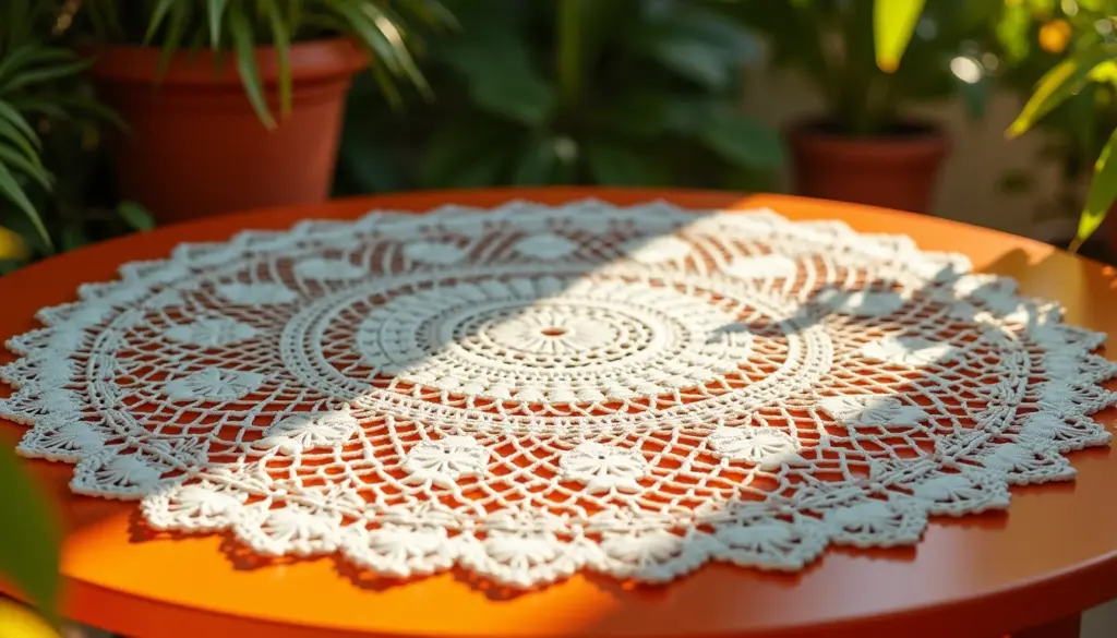 Toalha de Mesa de Crochê: o toque artesanal que sua casa merece!
