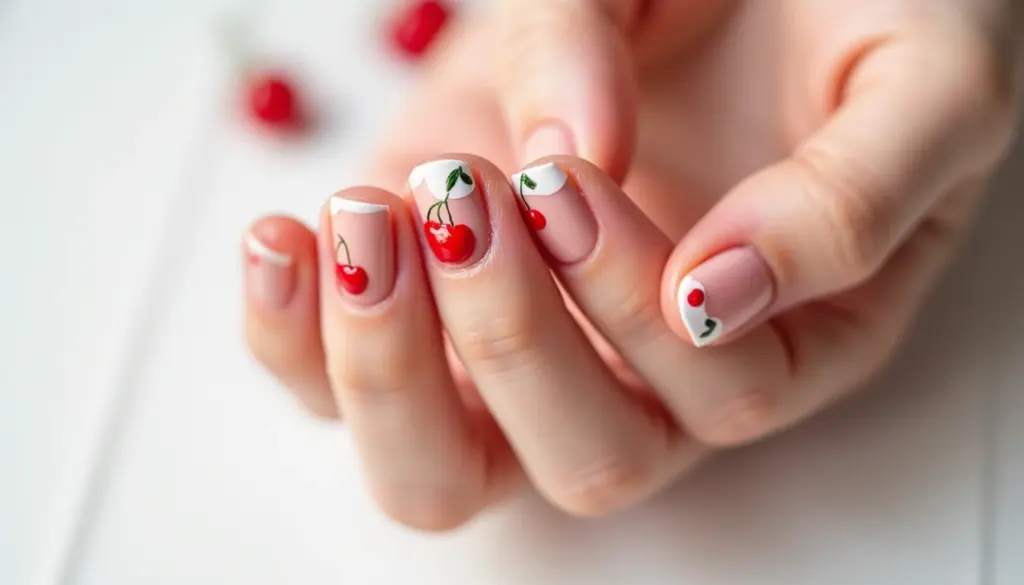 Unha Decorada Cereja: 5 Designs Incríveis Que Vão Te Conquistar