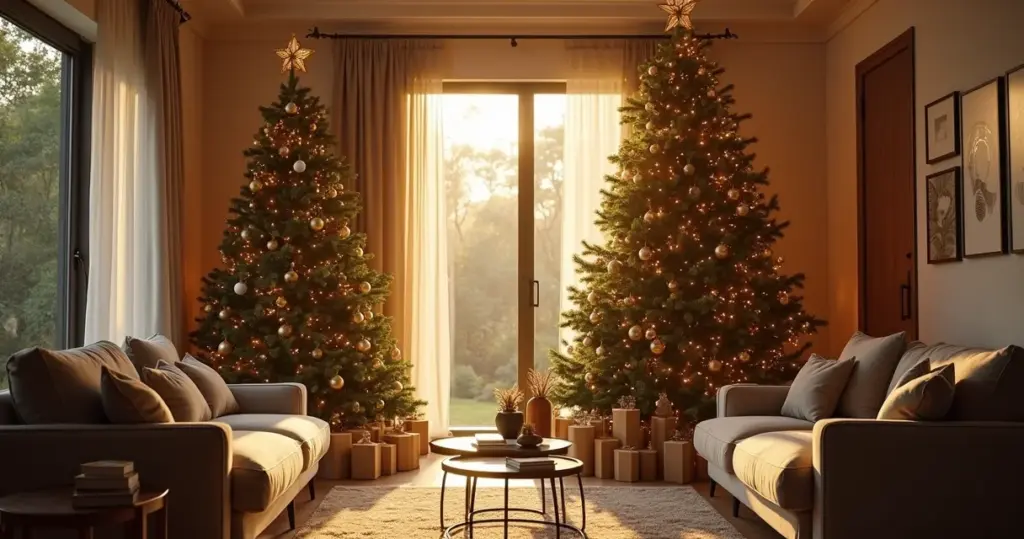 A técnica da árvore denatal que impressiona igual shopping em 2026