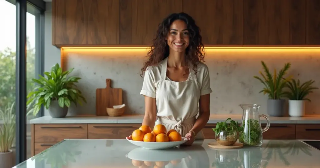 8 Ideias de Bancada de Cozinha com Vidro que Transformam Seu Espaço 8 Ideias de Bancada de Cozinha com Vidro que Transformam Seu Espaço