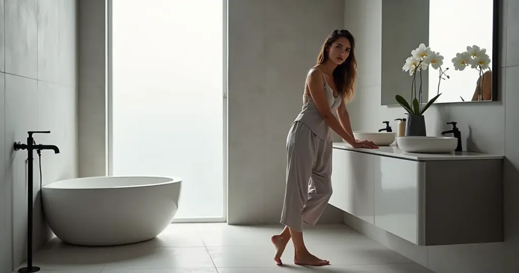 15 Ideias de Banheiro com Decoração Monocromática que Ampliam e Elegantizam 15 Ideias de Banheiro com Decoração Monocromática que Ampliam e Elegantizam