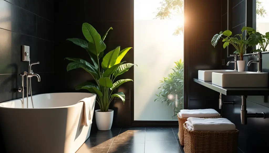 60 Ideias de Banheiro Preto e Branco para Todos os Estilos 60 Ideias de Banheiro Preto e Branco para Todos os Estilos