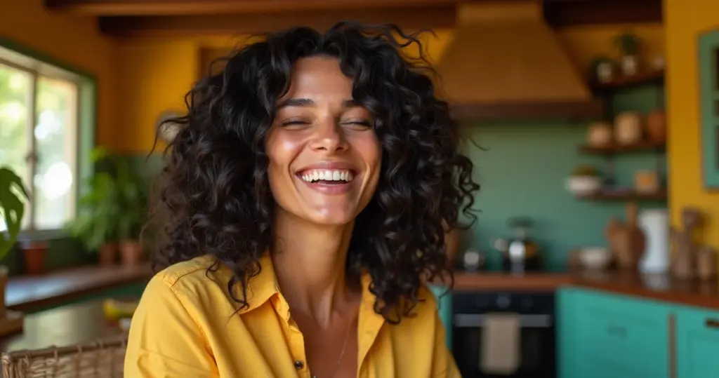 32 Ideias de Cabelo Preto Ondulado: Brilho Intenso e Ondas Perfeitas