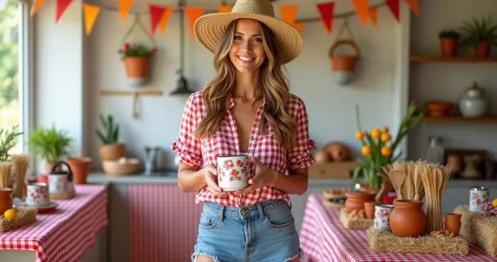 35 Ideias de Chá de Cozinha Decoração Festa Junina Que Economizam Até 40% 35 Ideias de Chá de Cozinha Decoração Festa Junina Que Economizam Até 40%