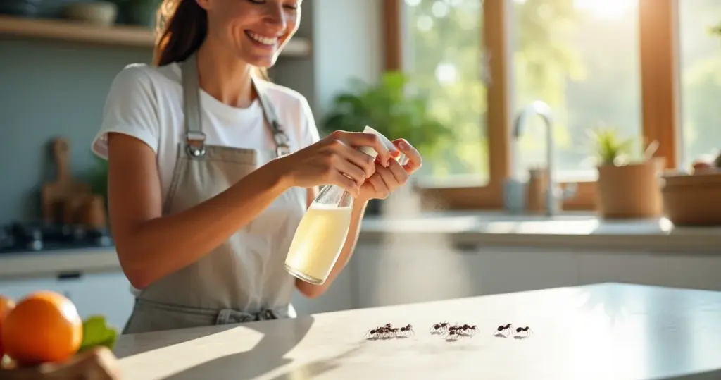 Como espantar formigas da cozinha em 5 minutos com vinagre e truques caseiros