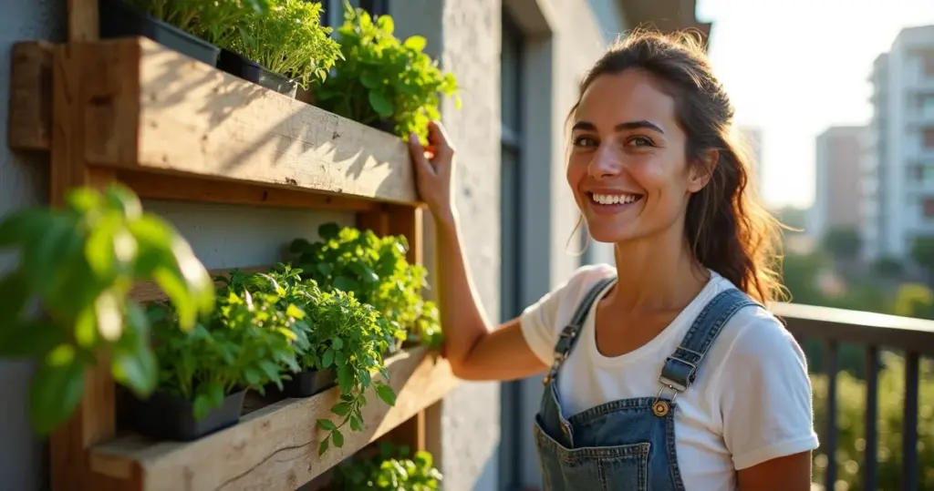 Como fazer um jardim vertical com paletes e temperos em apartamento Como fazer um jardim vertical com paletes e temperos em apartamento