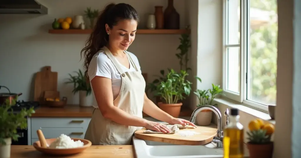 Como limpar tabua de carne de madeira e fazer ela durar anos na sua cozinha