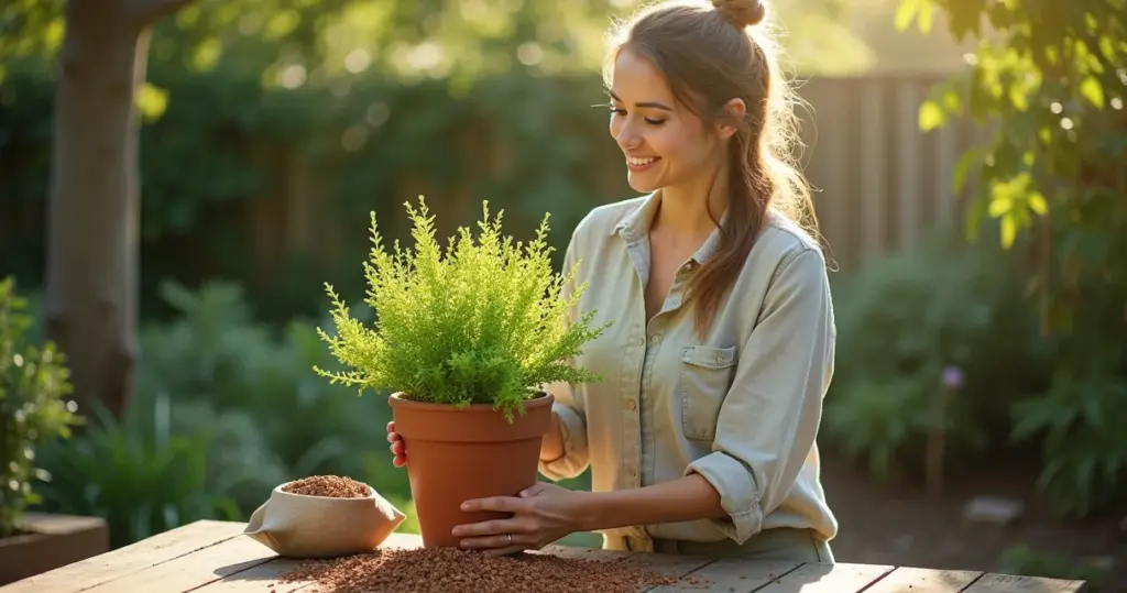 Como usar casca de pinus nas plantas: 3 funções que transformam seu jardim