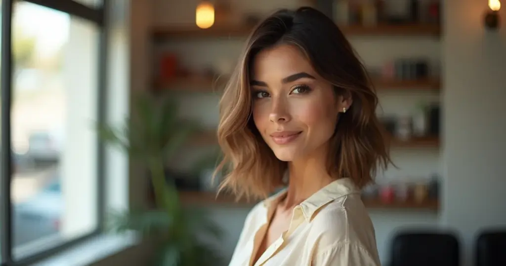 3 Dicas de Corte de Cabelo Redondo que Afinam seu Rosto em Minutos