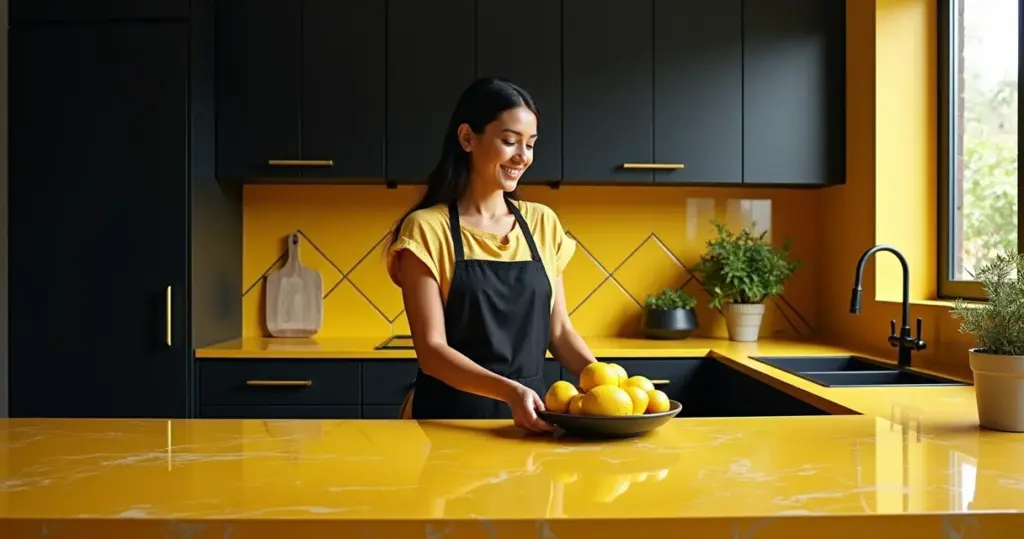 21 Ideias de Cozinha com Decoração Preto e Amarelo que Vão Mudar Seu Espaço