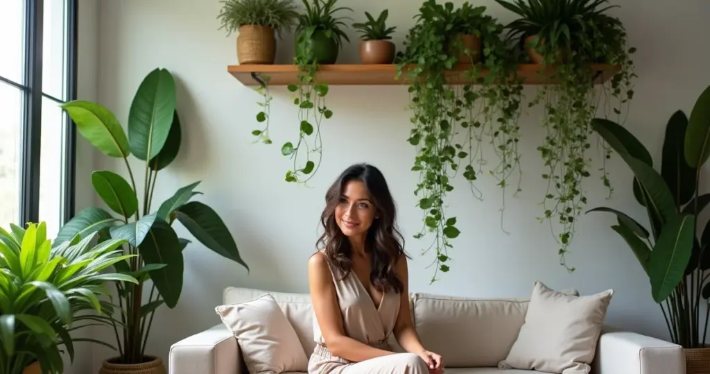 17 Ideias de Decoração de Sala com Plantas Pendentes (Até pra Apê Pequeno) 17 Ideias de Decoração de Sala com Plantas Pendentes (Até pra Apê Pequeno)