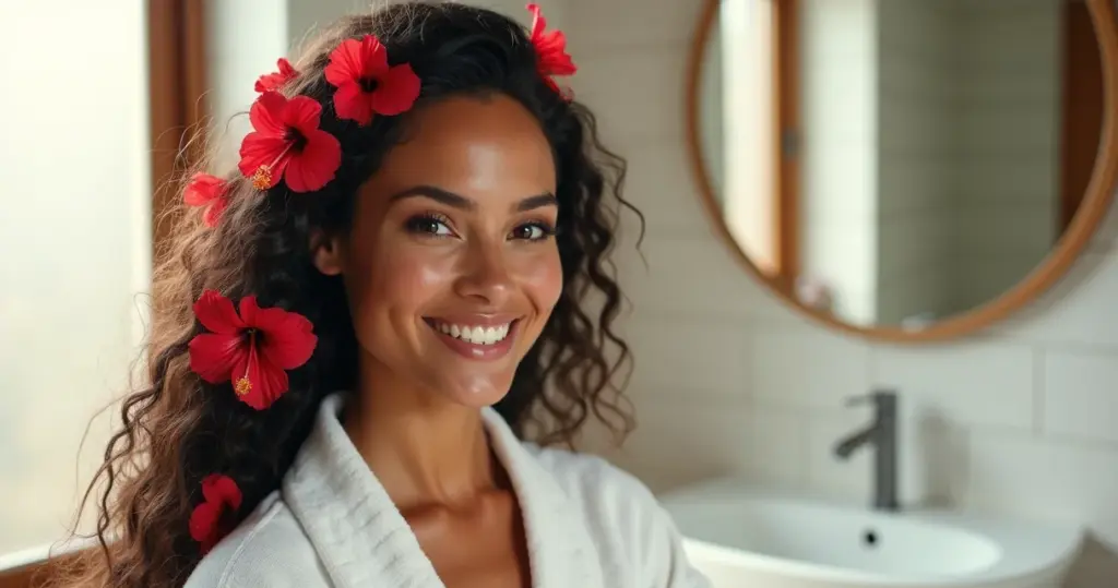 7 Formas de Usar Hibisco no Cabelo para Crescer 2cm em 30 Dias