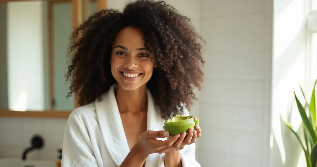 Hidratação de abacate para cabelo cacheado: cachos macios em 30 min Hidratação de abacate para cabelo cacheado: cachos macios em 30 min