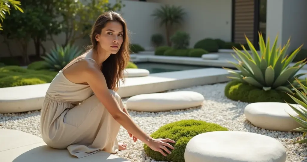 15 Ideias de Jardim com Pedras Brancas que Transformam Seu Espaço