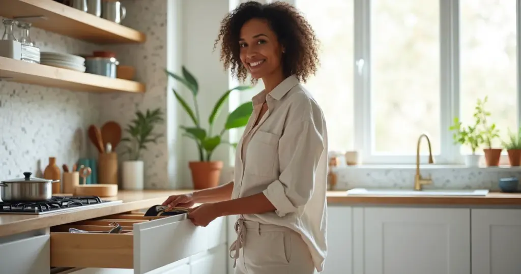 Organização da Cozinha que Funciona: Pare de Perder 3 Minutos por Item