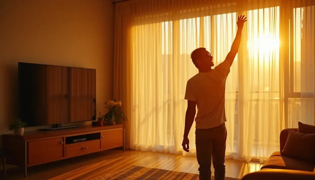 Persiana vertical resolve reflexo na TV e barateia sua conta Persiana vertical resolve reflexo na TV e barateia sua conta