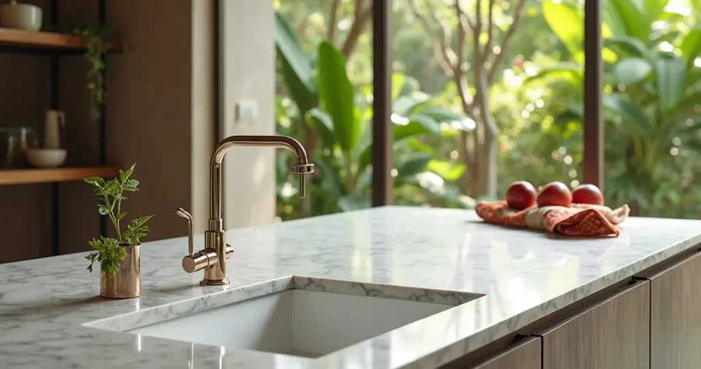 18 Dicas de Pias de Mármore para Cozinha: Escolha Certa Sem Arrependimento