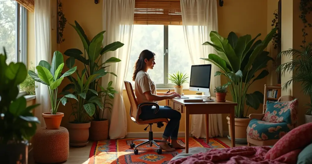 27 Ideias de Quarto com Escritório que Dobram sua Produtividade em Casa 27 Ideias de Quarto com Escritório que Dobram sua Produtividade em Casa