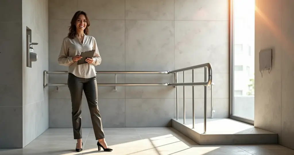 Rampa de acesso para banheiro PCD: passo a passo que realmente funciona