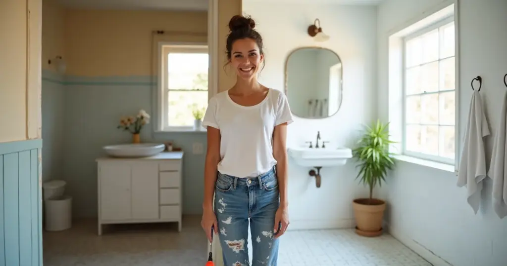 Reforma de banheiro gastando pouco antes e depois: transforme sem quebrar nada Reforma de banheiro gastando pouco antes e depois: transforme sem quebrar nada