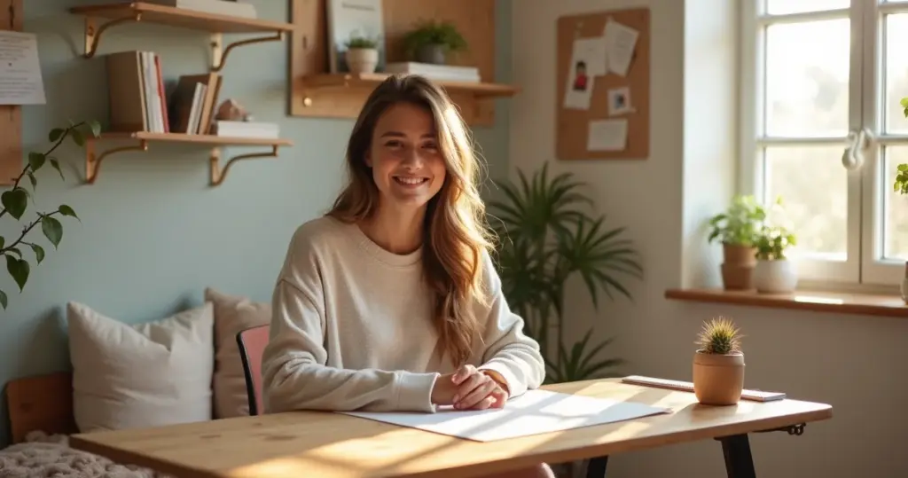 15 Ideias de Reforma de Quarto de Adolescente Feminino com Escrivaninha Ergonômica