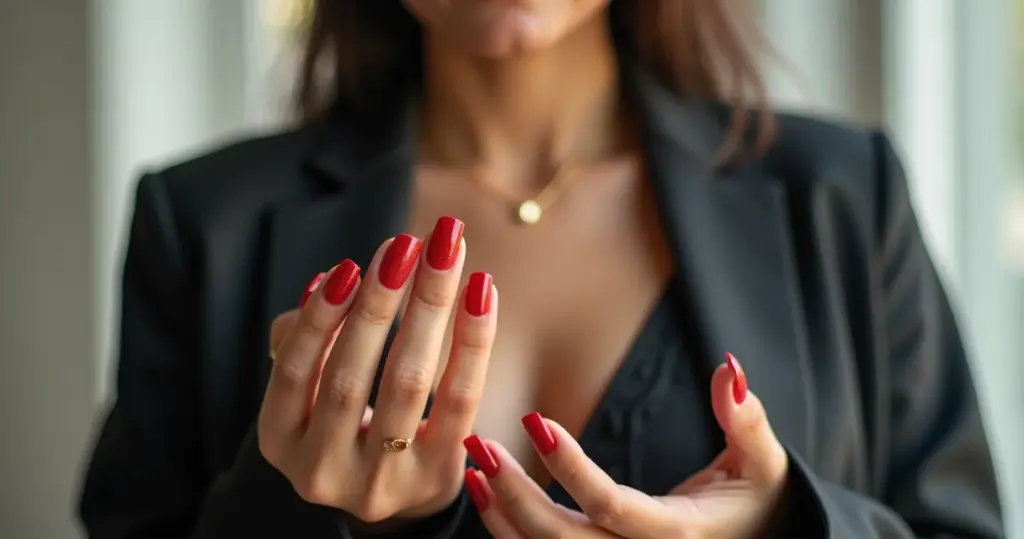 20 Ideias de Unhas Encapsuladas Delicadas Vermelha que Roubam a Cena 20 Ideias de Unhas Encapsuladas Delicadas Vermelha que Roubam a Cena