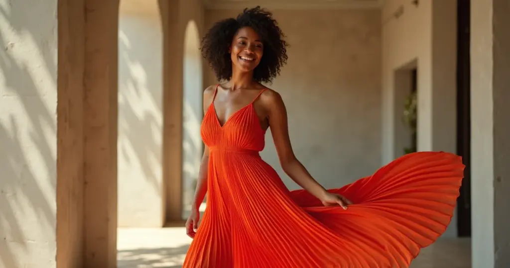 18 Ideias de Vestido Plissado Que Transformam Seu Look em 1 Minuto