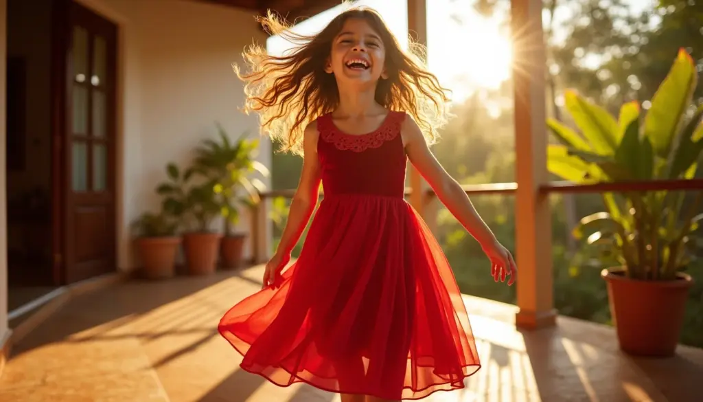 Vestido vermelho infantil: 10 modelos lindos para cada ocasião e bolso