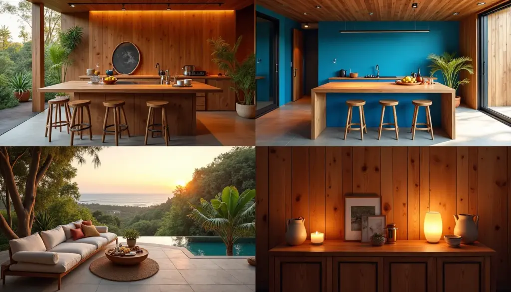 36 Ideias de Balcão de Madeira para Transformar Sua Casa