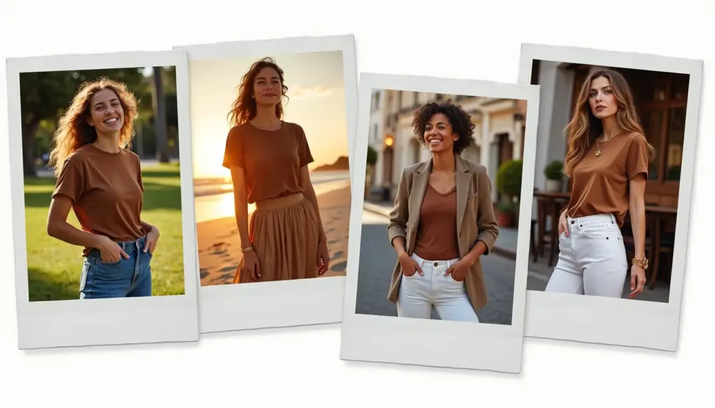 42 Ideias de Camiseta Marrom Para Looks Versáteis em 2026 42 Ideias de Camiseta Marrom Para Looks Versáteis em 2026