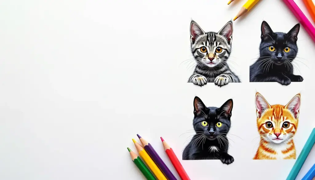 35 Ideias de Gato Desenho para Colorir que Vão Te Surpreender