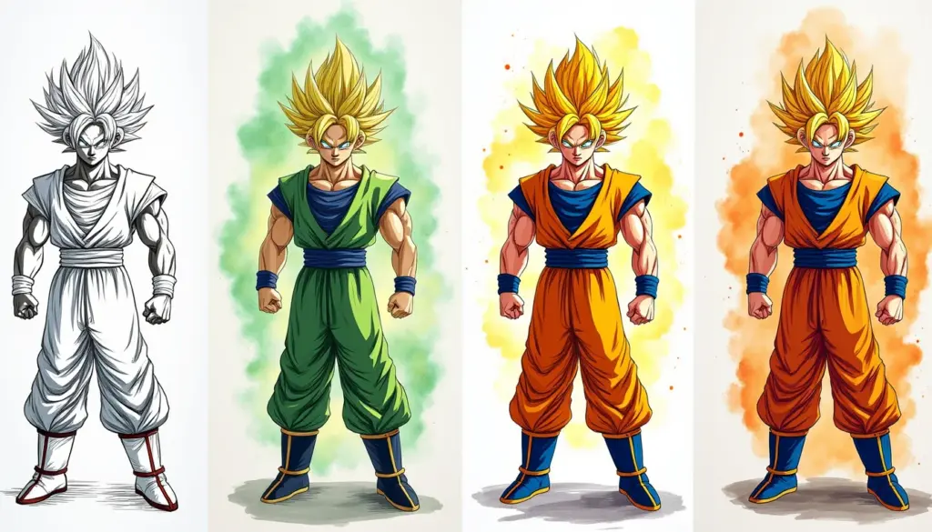 39 Desenhos de Goku para Colorir Instinto Superior com Cores Oficiais