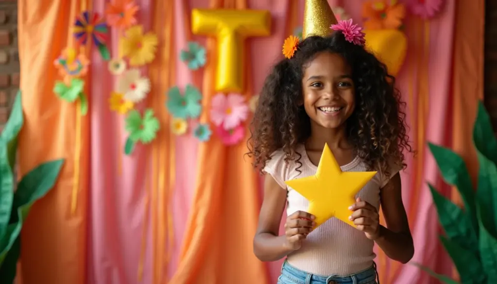 60 ideias de painel de aniversário simples com TNT que você pode fazer hoje