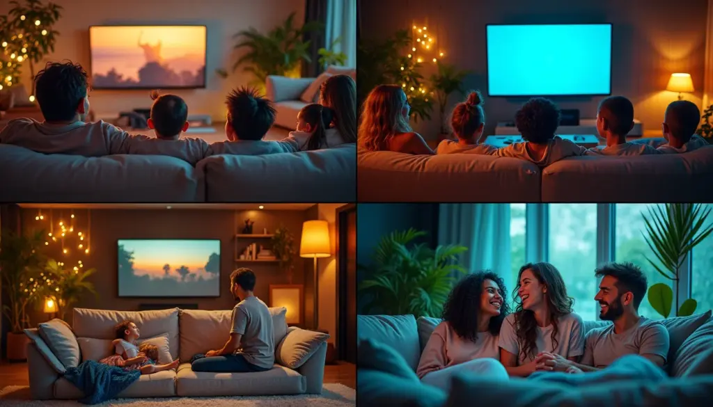 31 Salas de TV Decoradas Que Unem Conforto e Tecnologia 31 Salas de TV Decoradas Que Unem Conforto e Tecnologia