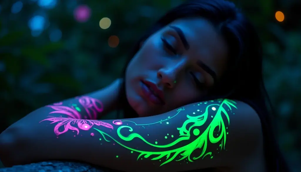 60 Ideias de Tatuagem Que Brilha no Escuro: Riscos e Alternativas