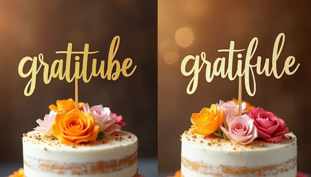 39 Ideias de Topo de Bolo Gratidão Dourado para Imprimir Grátis