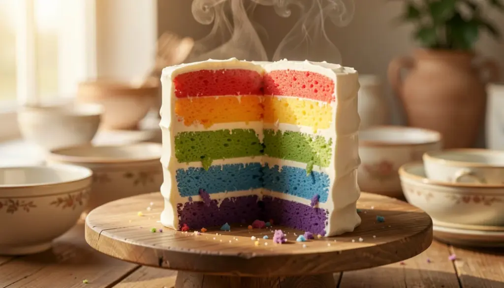 Bolo Tema Arco-Íris: Receita Fácil com Cores Vibrantes