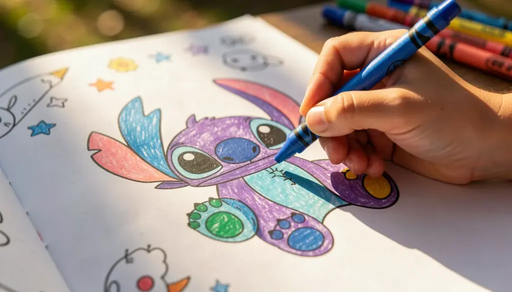 38 Desenhos Para Colorir Stich Com Cores Originais