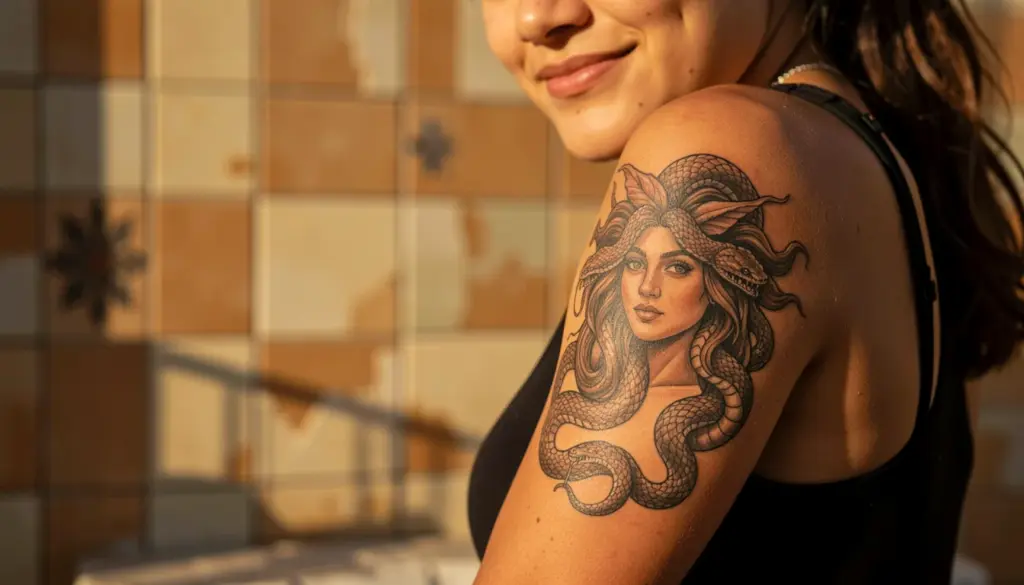 O'que Significa a Tatuagem da Medusa: Símbolo de Força e Superação